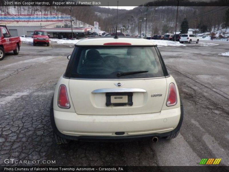 Pepper White / Panther Black 2005 Mini Cooper Hardtop