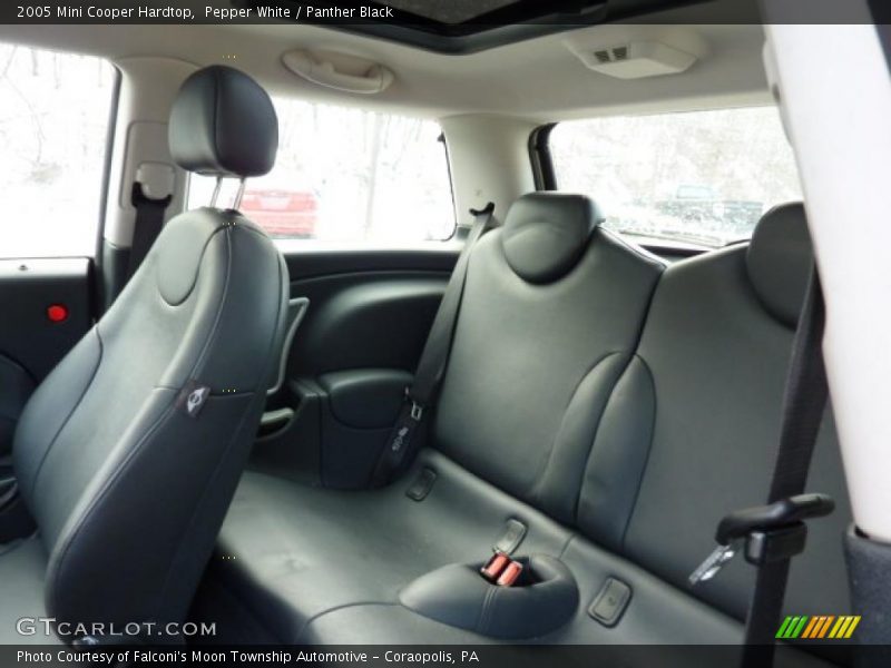 Pepper White / Panther Black 2005 Mini Cooper Hardtop