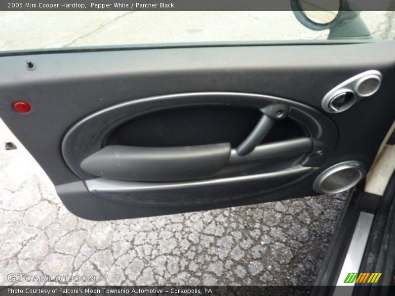 Pepper White / Panther Black 2005 Mini Cooper Hardtop