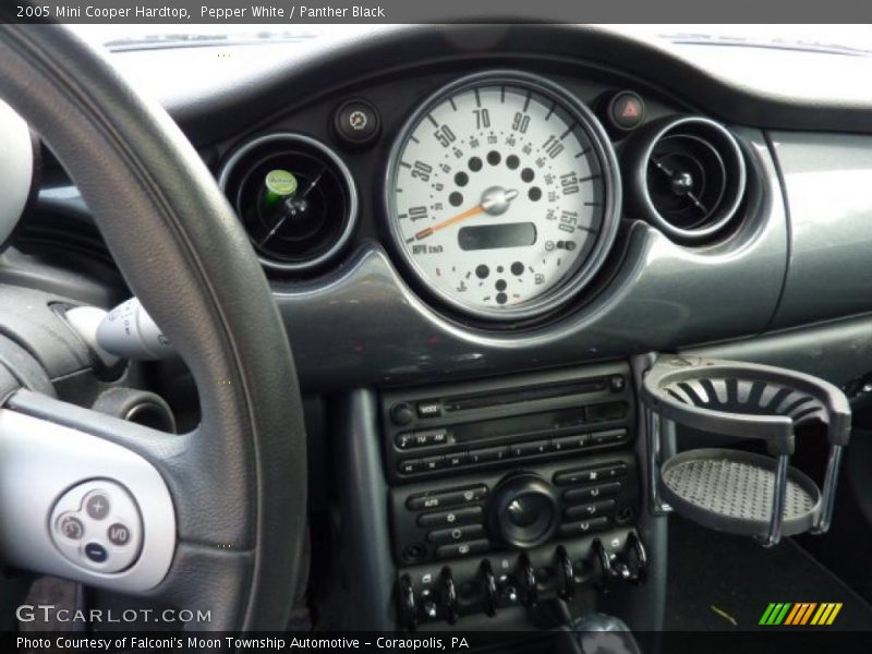 Pepper White / Panther Black 2005 Mini Cooper Hardtop