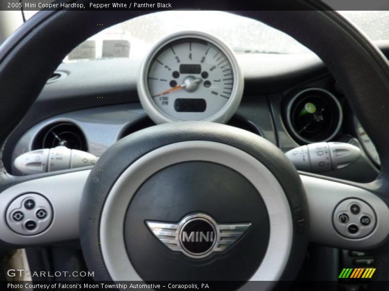 Pepper White / Panther Black 2005 Mini Cooper Hardtop