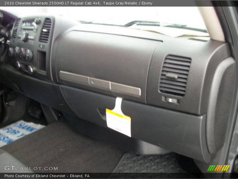 Taupe Gray Metallic / Ebony 2010 Chevrolet Silverado 2500HD LT Regular Cab 4x4