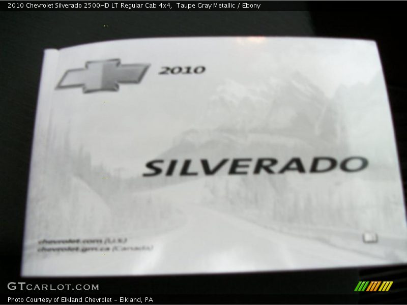 Taupe Gray Metallic / Ebony 2010 Chevrolet Silverado 2500HD LT Regular Cab 4x4