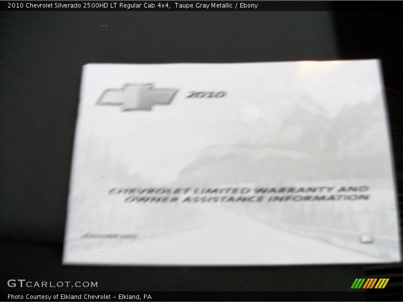 Taupe Gray Metallic / Ebony 2010 Chevrolet Silverado 2500HD LT Regular Cab 4x4