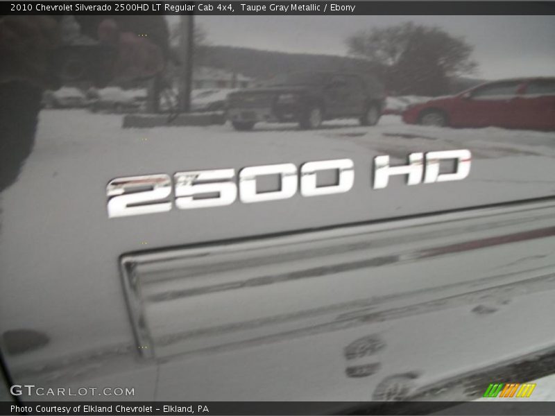 Taupe Gray Metallic / Ebony 2010 Chevrolet Silverado 2500HD LT Regular Cab 4x4