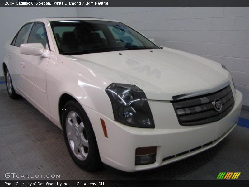White Diamond / Light Neutral 2004 Cadillac CTS Sedan
