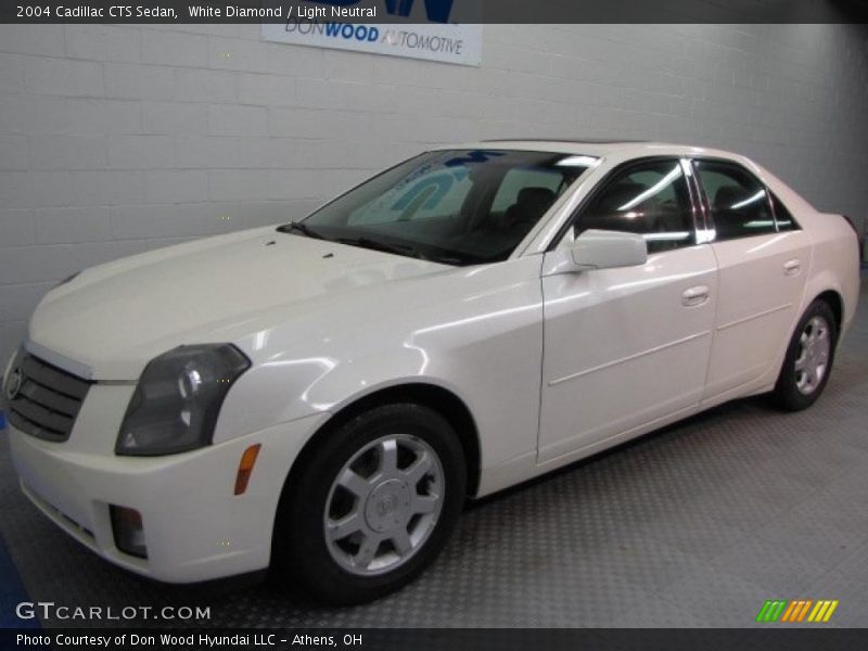 White Diamond / Light Neutral 2004 Cadillac CTS Sedan