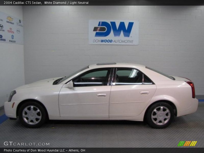 White Diamond / Light Neutral 2004 Cadillac CTS Sedan