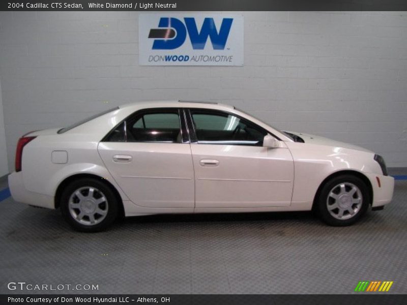 White Diamond / Light Neutral 2004 Cadillac CTS Sedan