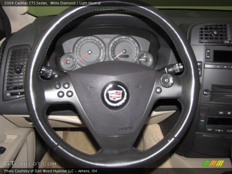 White Diamond / Light Neutral 2004 Cadillac CTS Sedan