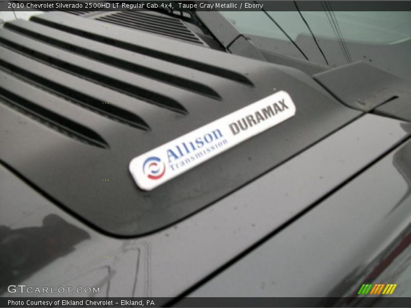 Taupe Gray Metallic / Ebony 2010 Chevrolet Silverado 2500HD LT Regular Cab 4x4