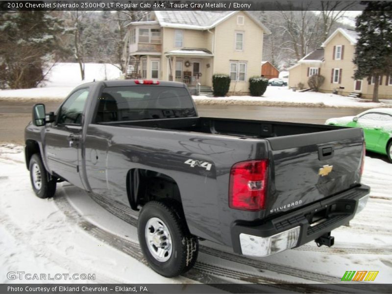 Taupe Gray Metallic / Ebony 2010 Chevrolet Silverado 2500HD LT Regular Cab 4x4