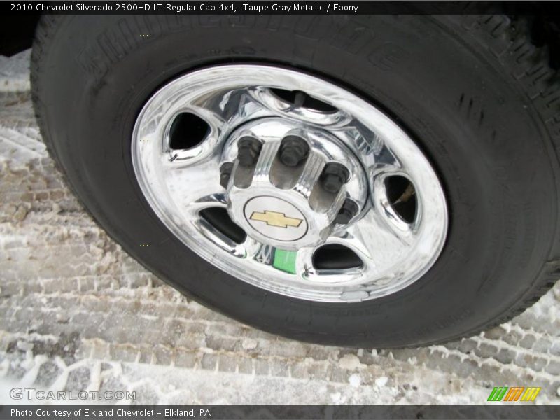 Taupe Gray Metallic / Ebony 2010 Chevrolet Silverado 2500HD LT Regular Cab 4x4