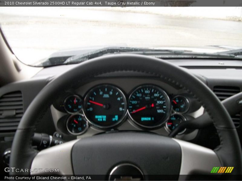 Taupe Gray Metallic / Ebony 2010 Chevrolet Silverado 2500HD LT Regular Cab 4x4