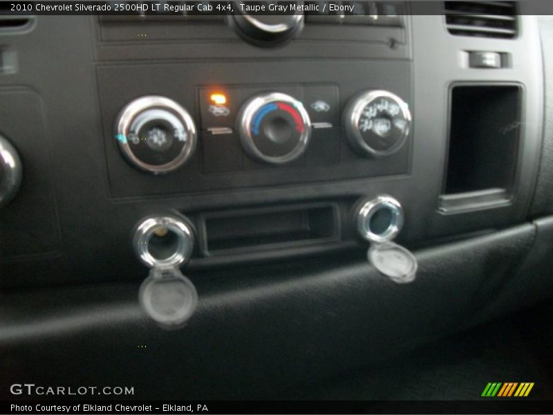 Taupe Gray Metallic / Ebony 2010 Chevrolet Silverado 2500HD LT Regular Cab 4x4
