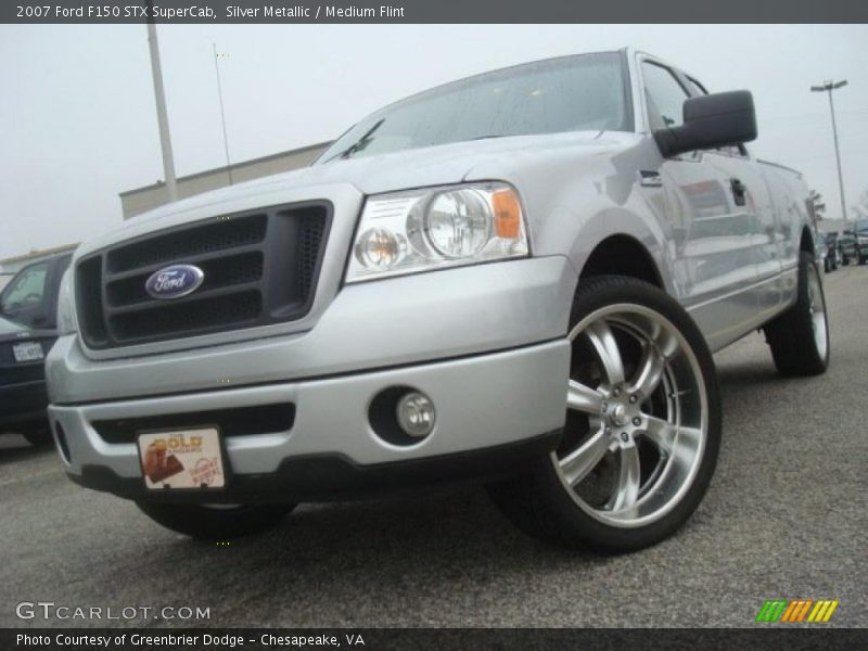 Silver Metallic / Medium Flint 2007 Ford F150 STX SuperCab