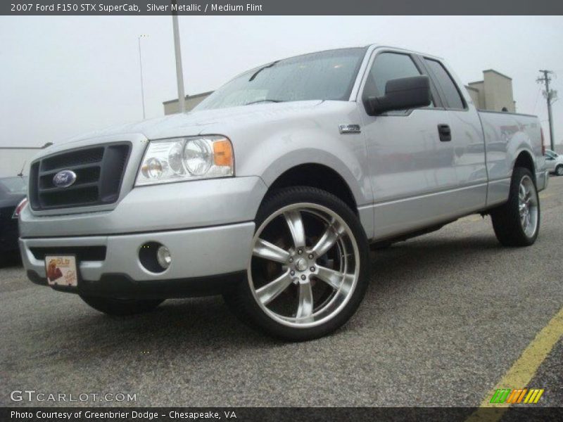 Silver Metallic / Medium Flint 2007 Ford F150 STX SuperCab