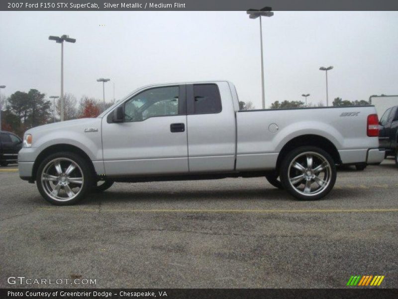 Silver Metallic / Medium Flint 2007 Ford F150 STX SuperCab