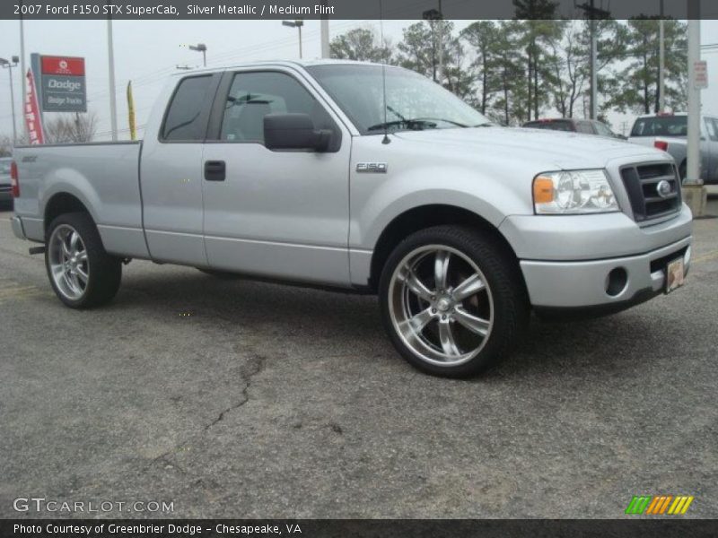 Silver Metallic / Medium Flint 2007 Ford F150 STX SuperCab