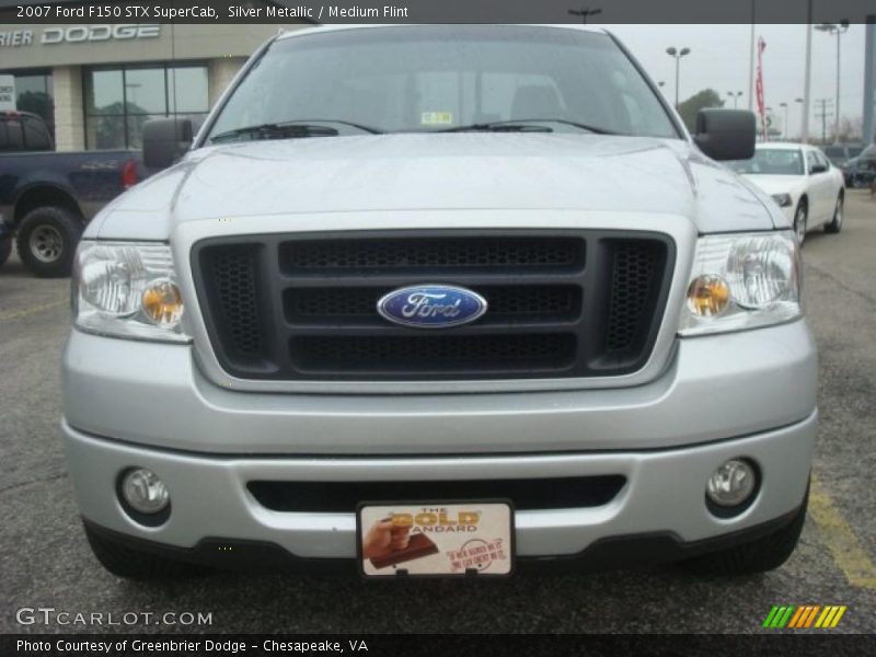 Silver Metallic / Medium Flint 2007 Ford F150 STX SuperCab
