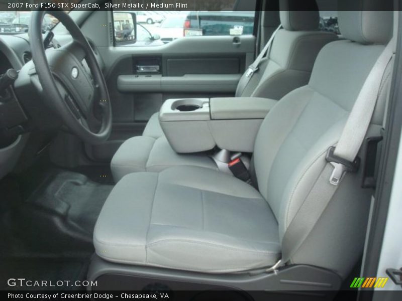 Silver Metallic / Medium Flint 2007 Ford F150 STX SuperCab