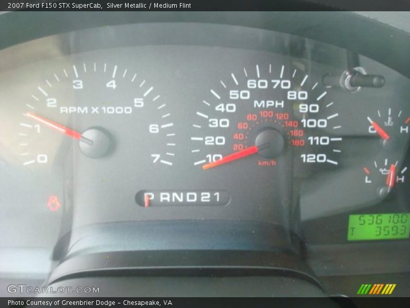 Silver Metallic / Medium Flint 2007 Ford F150 STX SuperCab