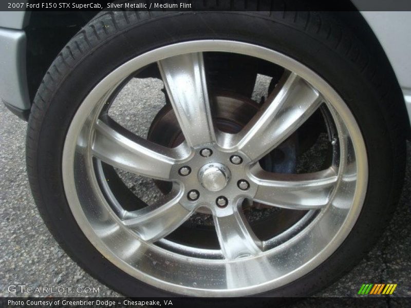 Silver Metallic / Medium Flint 2007 Ford F150 STX SuperCab