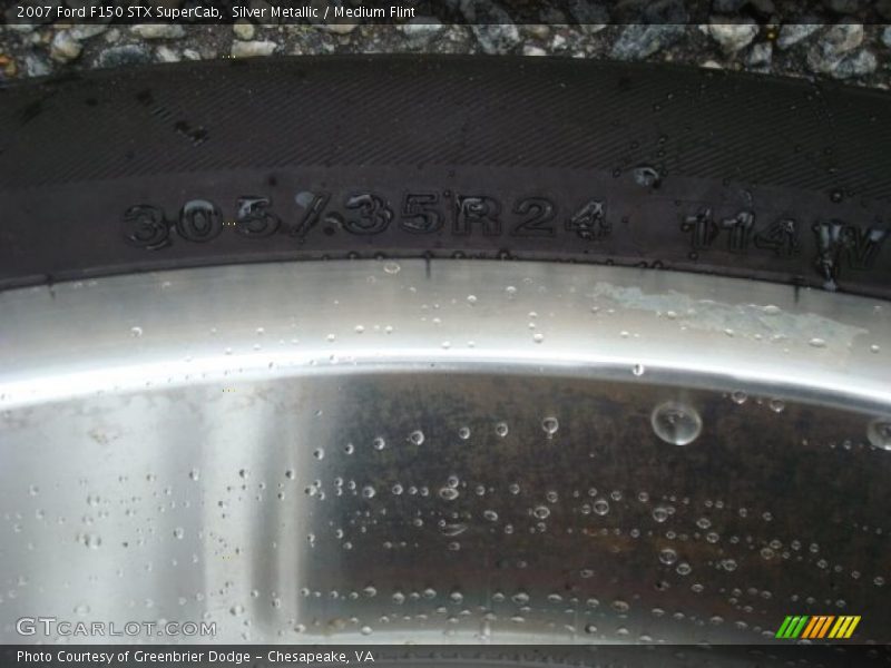 Silver Metallic / Medium Flint 2007 Ford F150 STX SuperCab