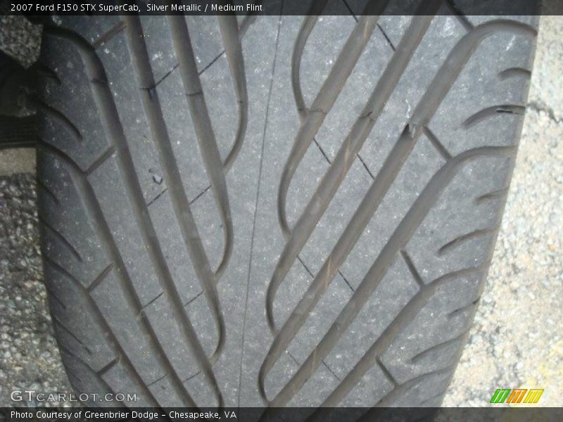 Silver Metallic / Medium Flint 2007 Ford F150 STX SuperCab