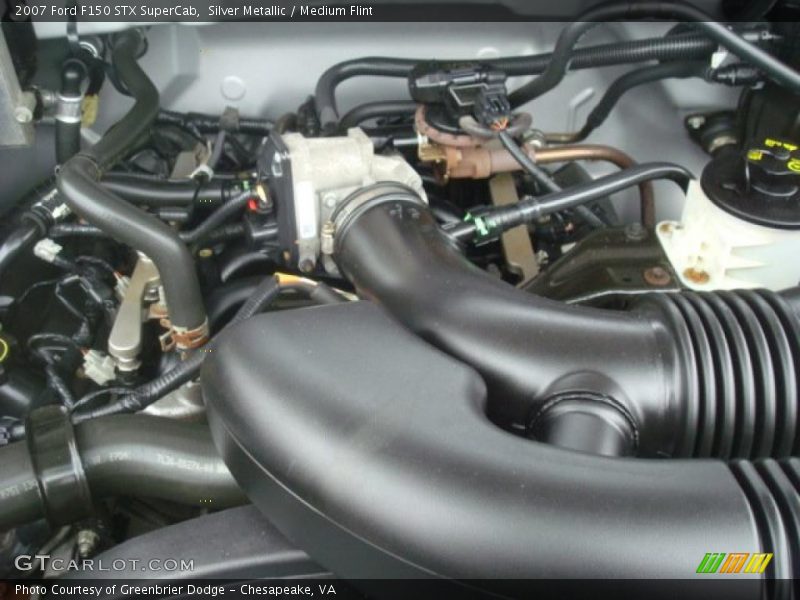 Silver Metallic / Medium Flint 2007 Ford F150 STX SuperCab