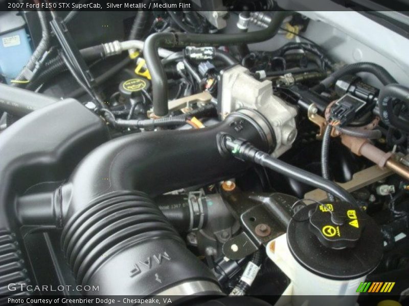 Silver Metallic / Medium Flint 2007 Ford F150 STX SuperCab