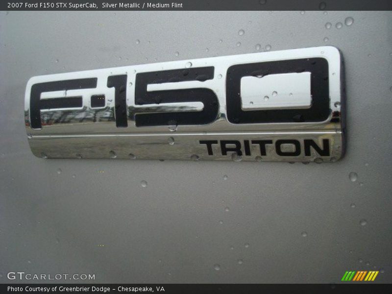 Silver Metallic / Medium Flint 2007 Ford F150 STX SuperCab