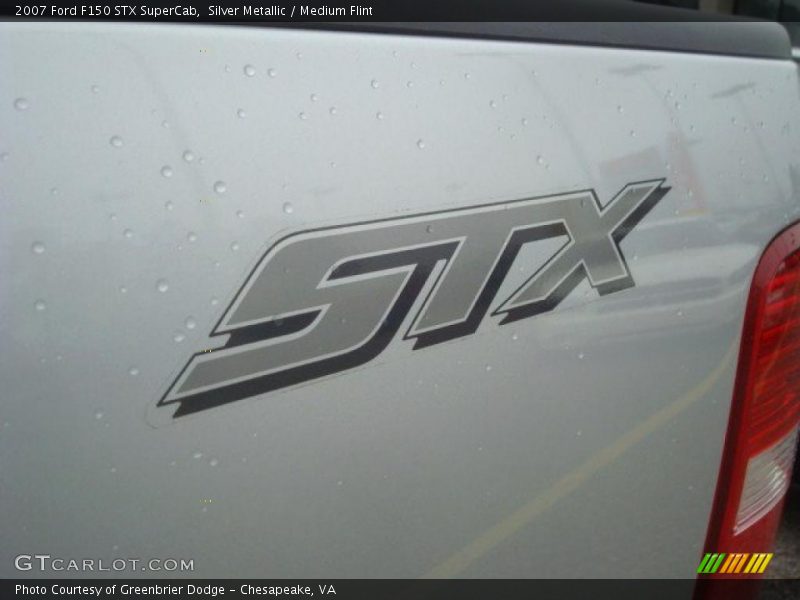 Silver Metallic / Medium Flint 2007 Ford F150 STX SuperCab