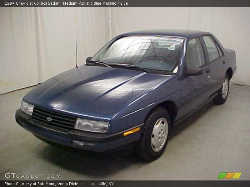 Medium Adriatic Blue Metallic / Blue 1994 Chevrolet Corsica Sedan