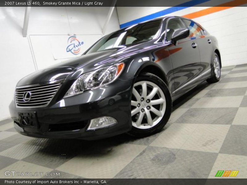 Smokey Granite Mica / Light Gray 2007 Lexus LS 460