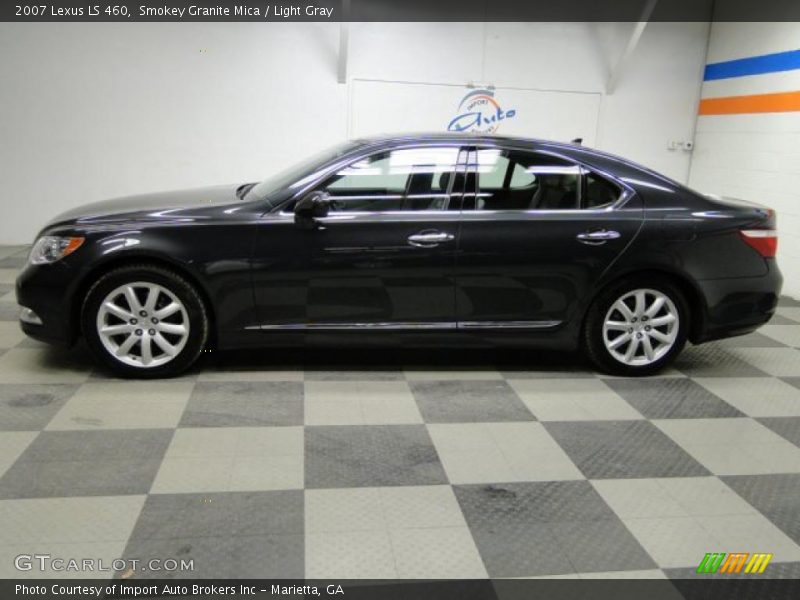 Smokey Granite Mica / Light Gray 2007 Lexus LS 460