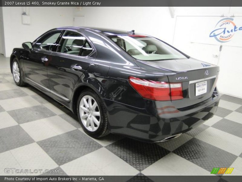 Smokey Granite Mica / Light Gray 2007 Lexus LS 460