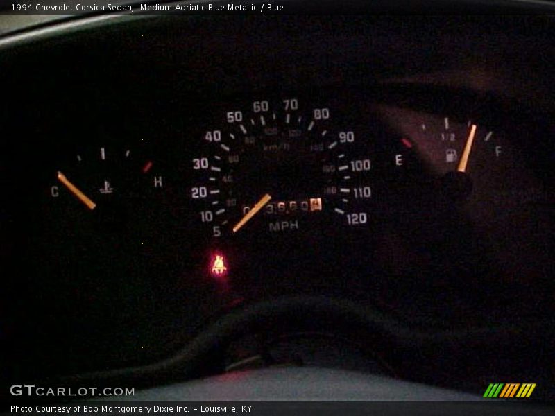 Medium Adriatic Blue Metallic / Blue 1994 Chevrolet Corsica Sedan