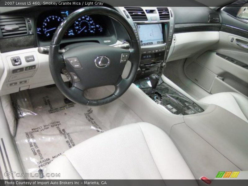 Smokey Granite Mica / Light Gray 2007 Lexus LS 460