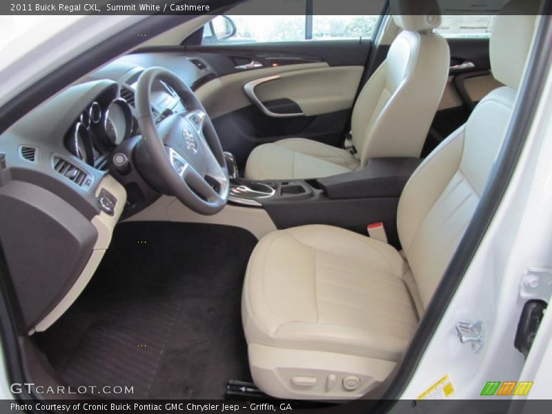  2011 Regal CXL Cashmere Interior