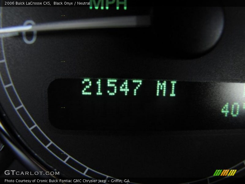 Black Onyx / Neutral 2006 Buick LaCrosse CXS