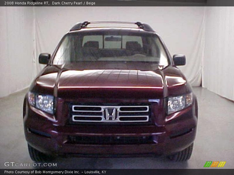 Dark Cherry Pearl / Beige 2008 Honda Ridgeline RT