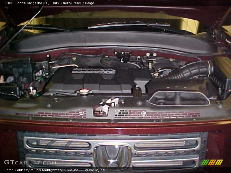 Dark Cherry Pearl / Beige 2008 Honda Ridgeline RT