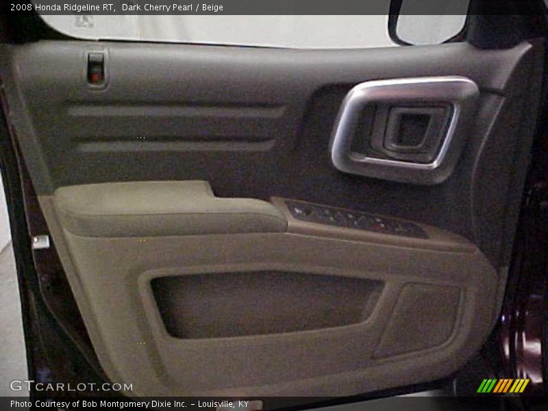 Dark Cherry Pearl / Beige 2008 Honda Ridgeline RT