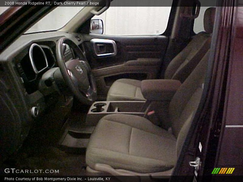 Dark Cherry Pearl / Beige 2008 Honda Ridgeline RT