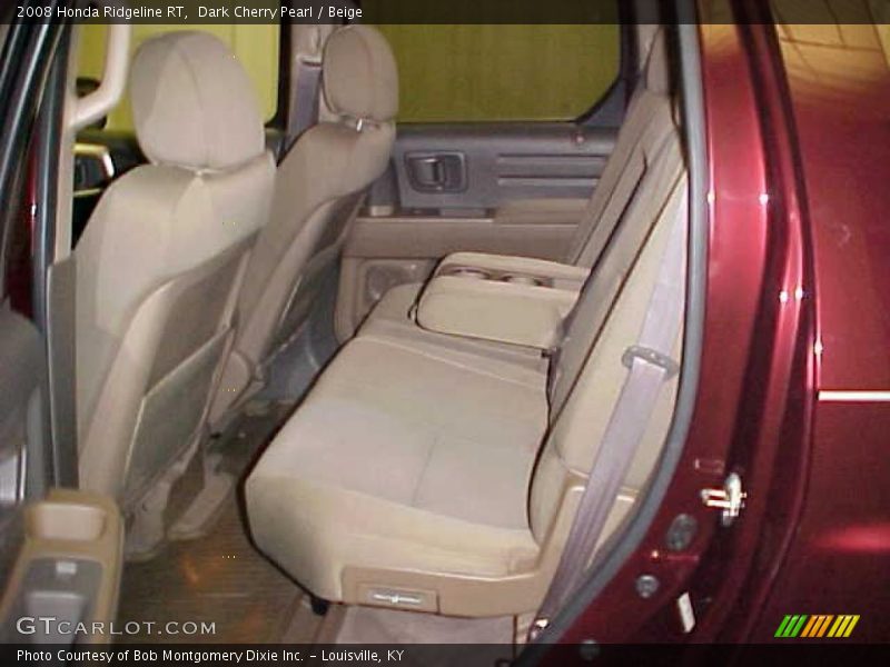 Dark Cherry Pearl / Beige 2008 Honda Ridgeline RT