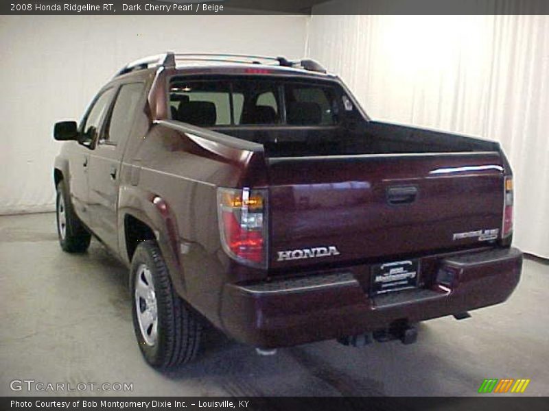 Dark Cherry Pearl / Beige 2008 Honda Ridgeline RT