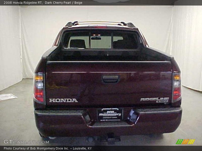 Dark Cherry Pearl / Beige 2008 Honda Ridgeline RT