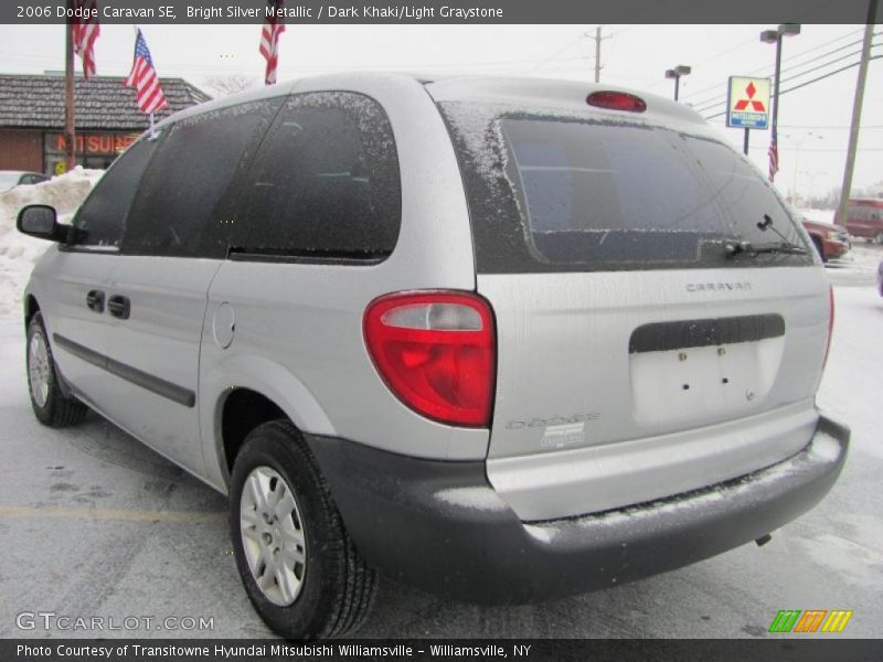 Bright Silver Metallic / Dark Khaki/Light Graystone 2006 Dodge Caravan SE