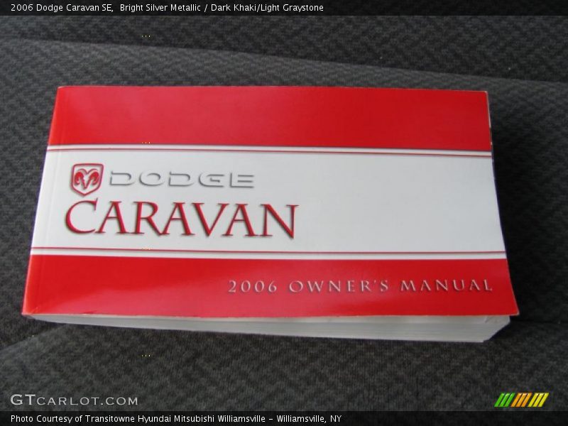 Bright Silver Metallic / Dark Khaki/Light Graystone 2006 Dodge Caravan SE